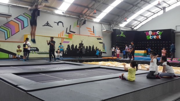 Watch a trampoline performance and be amazed!